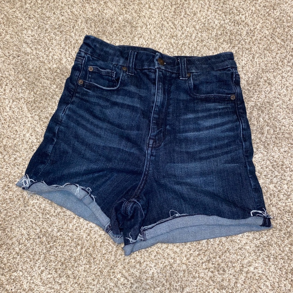Dark wash High Waist Shorts